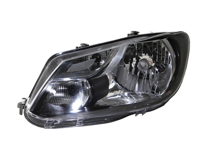 TYC 20-12474-05-2 Lampa frontala Stanga (H4/P21, electric, cu motor, culoare insert: cromat) : VW CADDY III 08.10-05.15